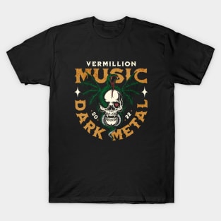 dark skull and snake v5 T-Shirt